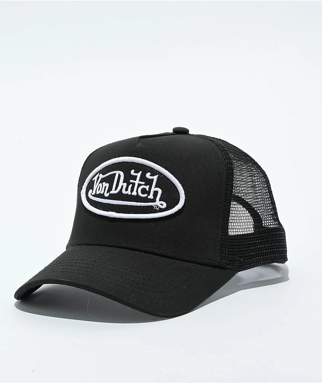 Von dutch black trucker hat outlet