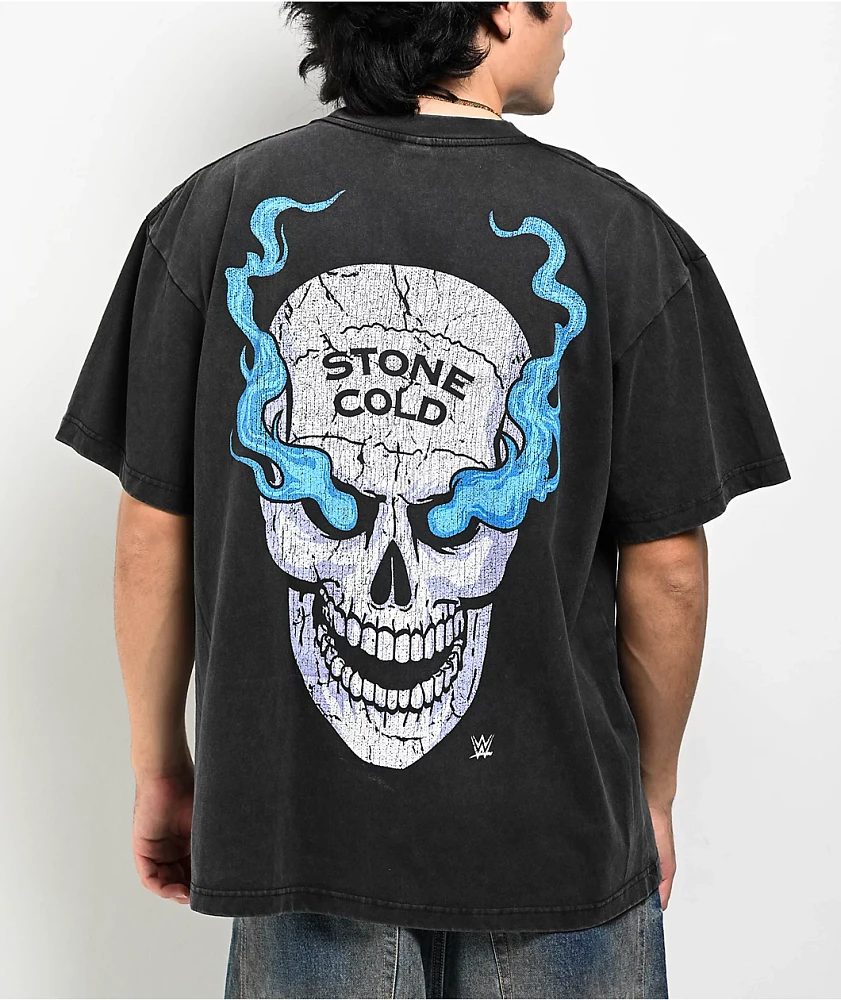 WWE Austin 316 Washed Black T-Shirt | Arden Fair