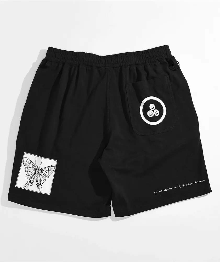 Welcome Excess Black Shorts | MainPlace Mall