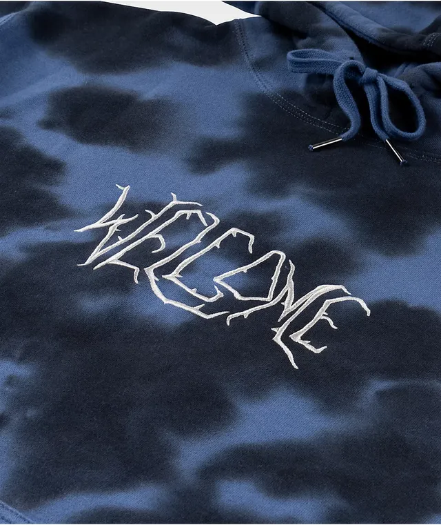 Welcome Inkblot Blue Tie Dye Hoodie CoolSprings Galleria
