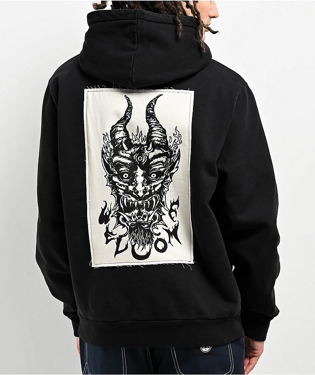 Welcome Light And Easy Black Pigment Dye Hoodie | MainPlace Mall