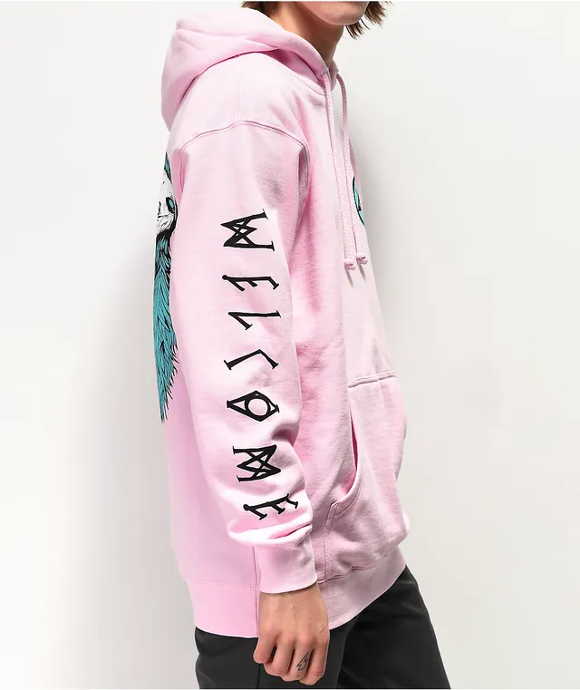 Pink hoodie zumiez online