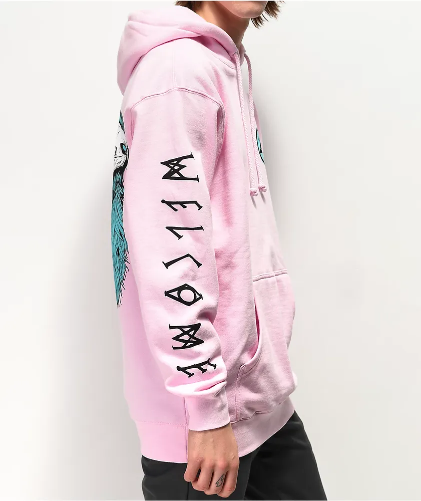 Welcome pink sloth hoodie shop