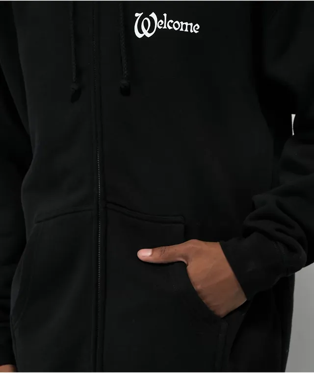 Welcome Unholy Diver Black Zip Hoodie | Liberty Center