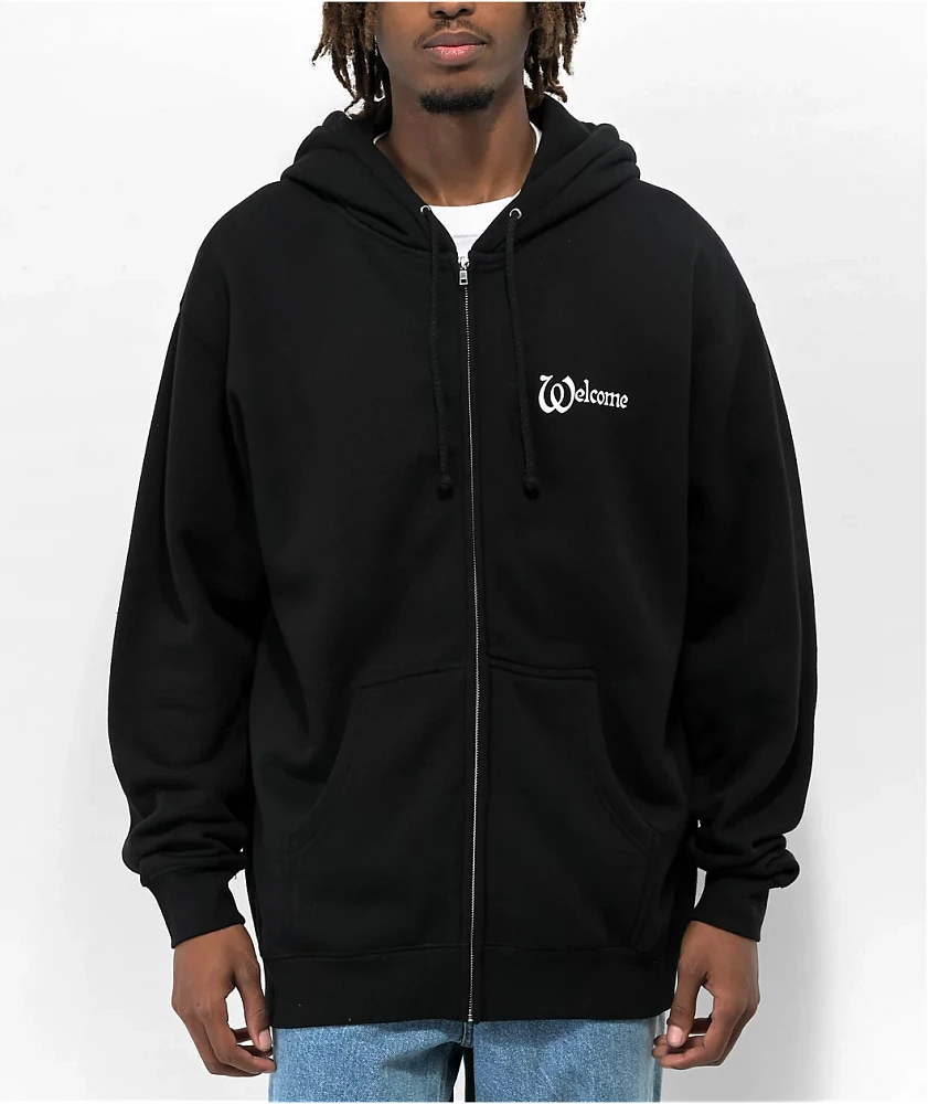 Welcome Unholy Diver Black Zip Hoodie at CoolSprings Galleria in
