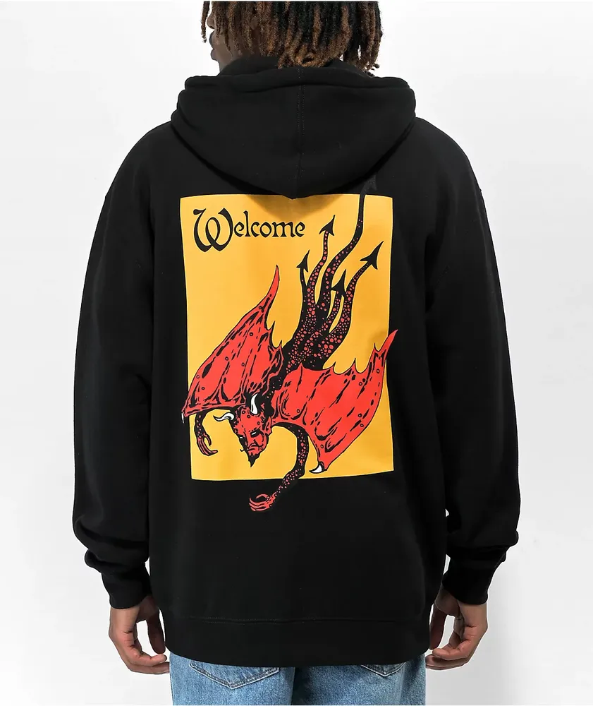Welcome Unholy Diver Black Zip Hoodie | Liberty Center