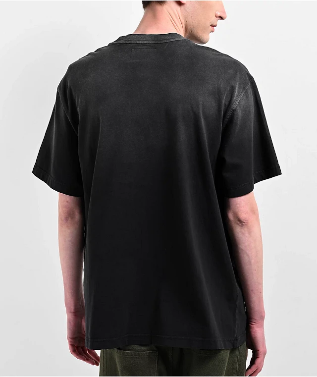 Welcome Vamp Enzyme Black Wash T-Shirt | MainPlace Mall