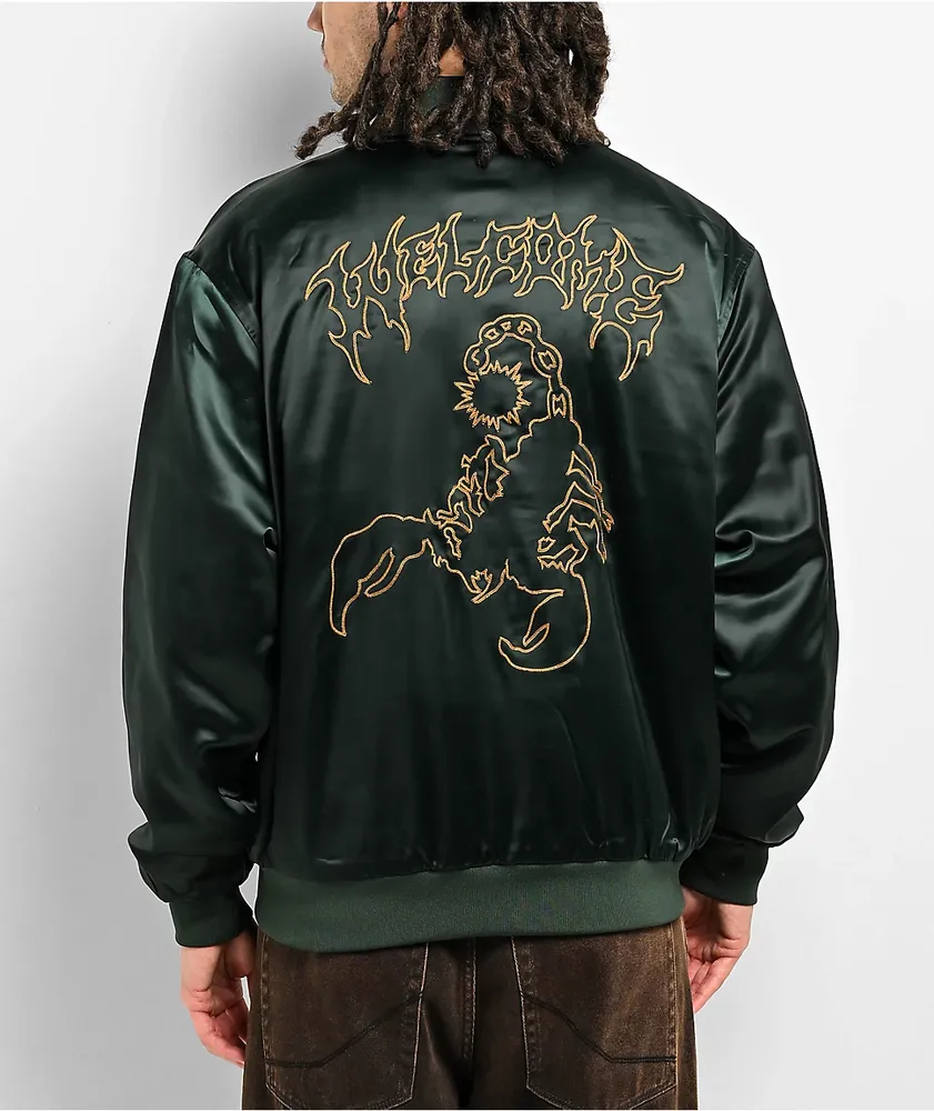 Welcome Venom Dark Green Bomber Jacket | MainPlace Mall