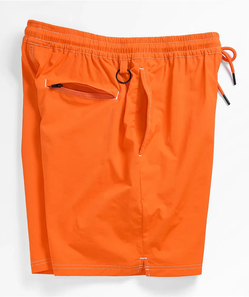 Welcome Vortex Orange Nylon Shorts | Dulles Town Center