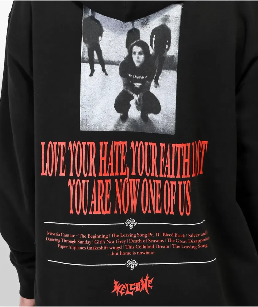 Welcome x AFI Hate Black Hoodie | Arden Fair