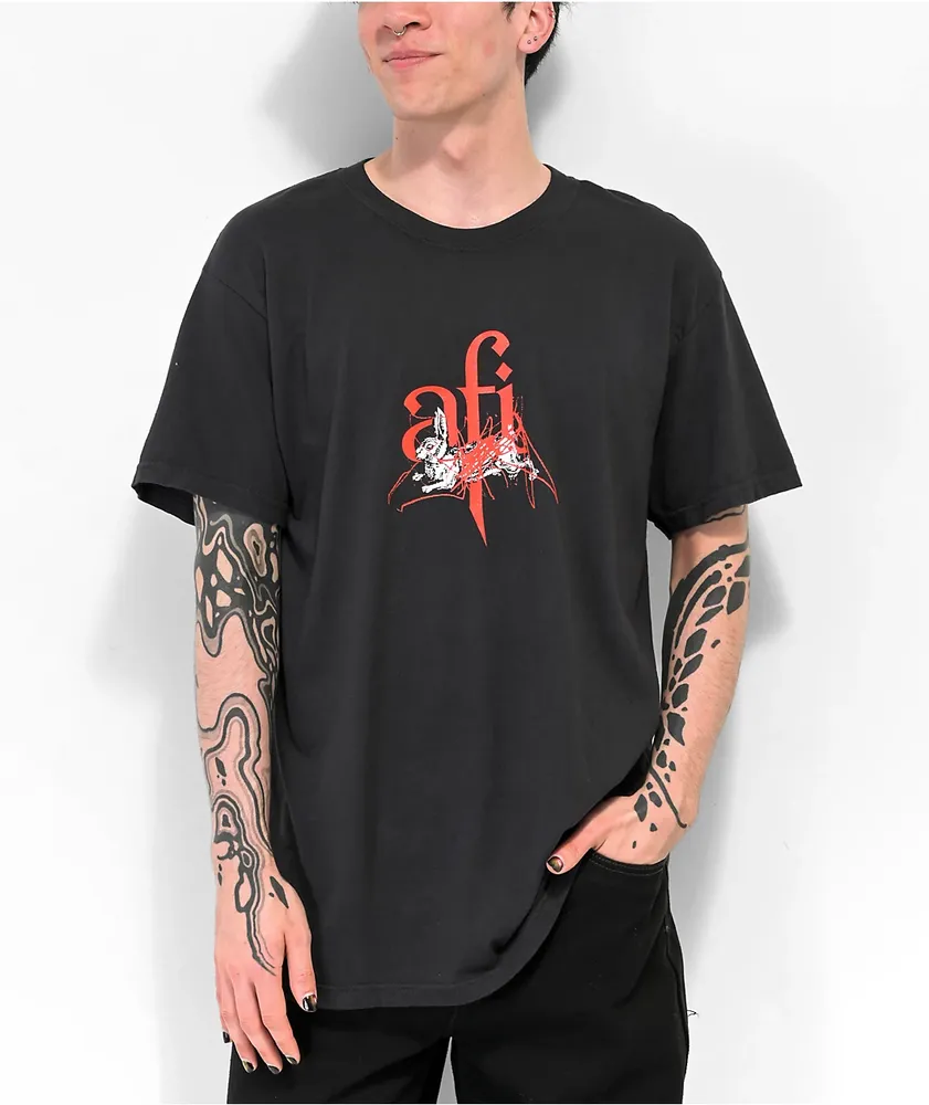 afi Tシャツ Welcome x AFI Rabbit Black T-Shirt at Hamilton Place in