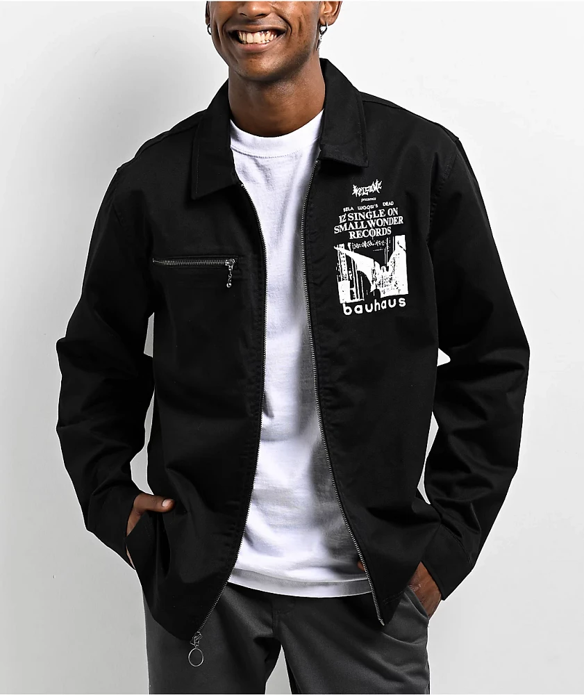 Welcome x Bauhaus Undead Black Work Jacket | MainPlace Mall