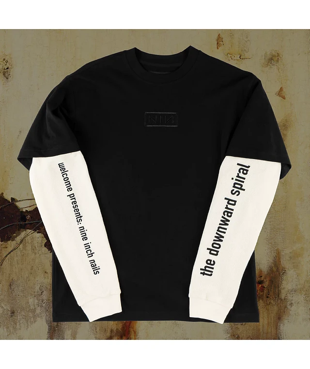 Welcome x Nine Inch Nails Heresy Black 2fer Long Sleeve T-Shirt