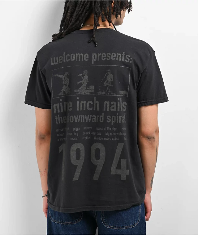 Welcome x Nine Inch Nails Ruiner Black Work Jacket | Zumiez