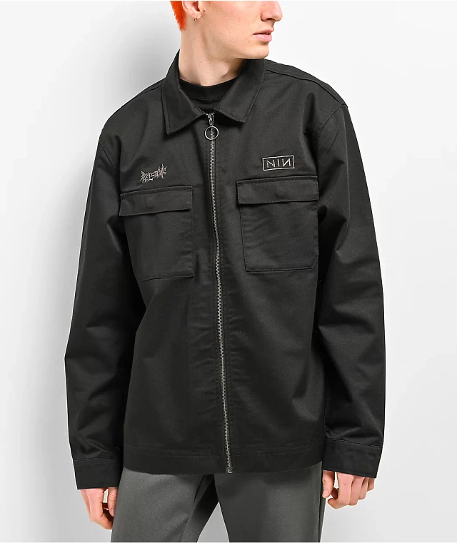 uneck pullover jacket ブラック　todayful セール】Uneck Pullover Jacket（ノーカラージャケット