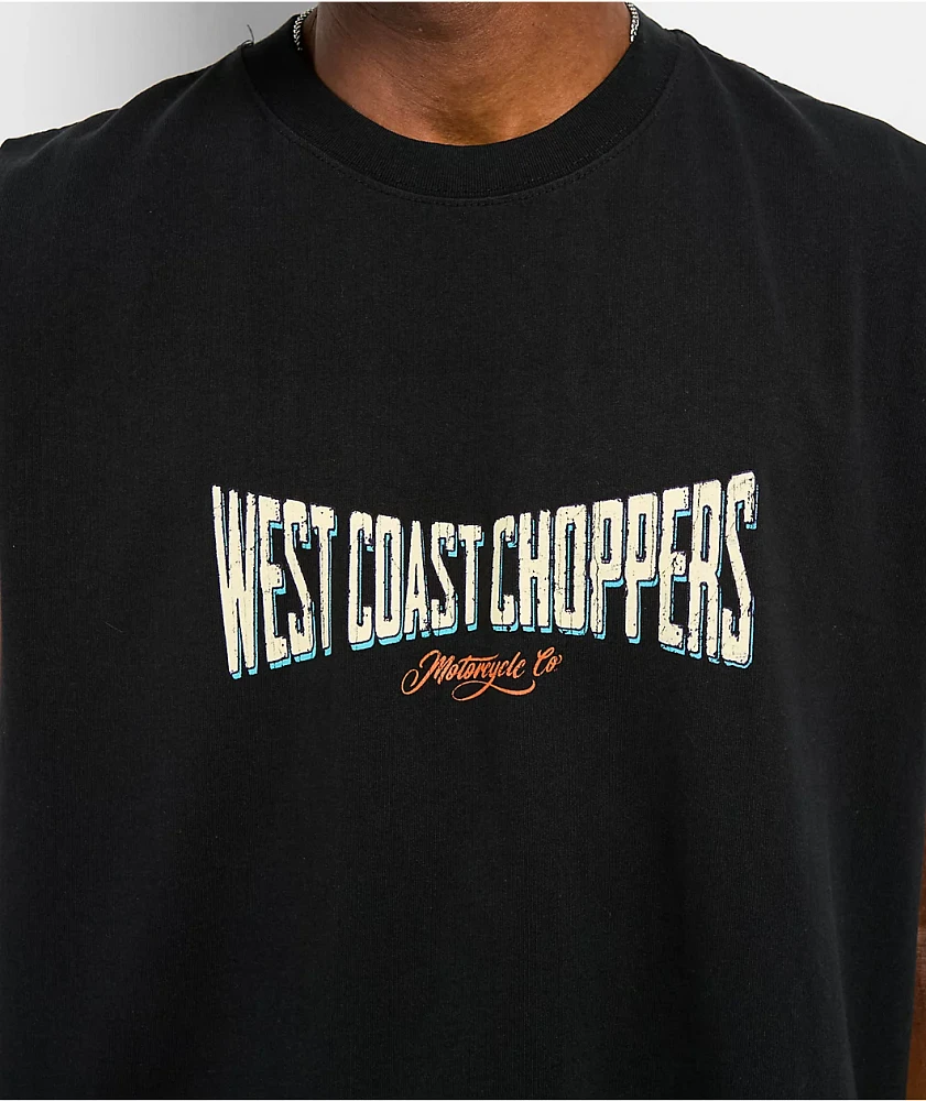 West Coast Choppers Motorcycle Black Tank Top | MainPlace Mall