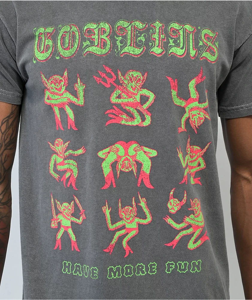 Wizard Of Barge Goblins Have Fun Grey T-Shirt | Arden Fair