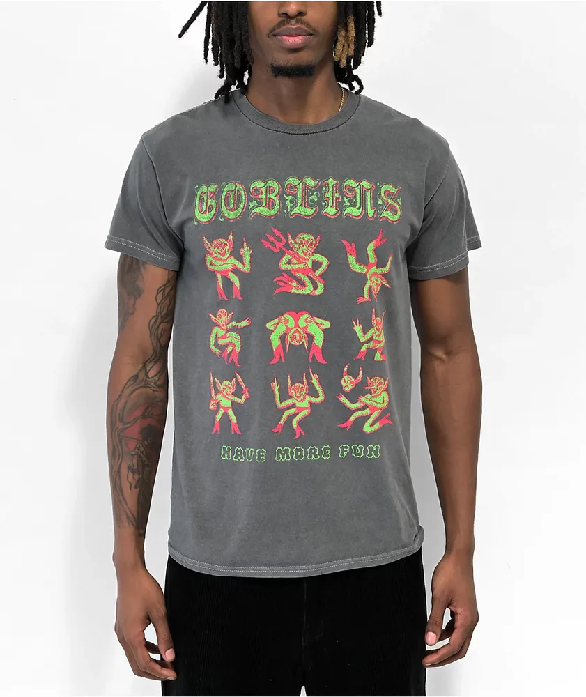 Wizard Of Barge Goblins Have Fun Grey T-Shirt | MainPlace Mall