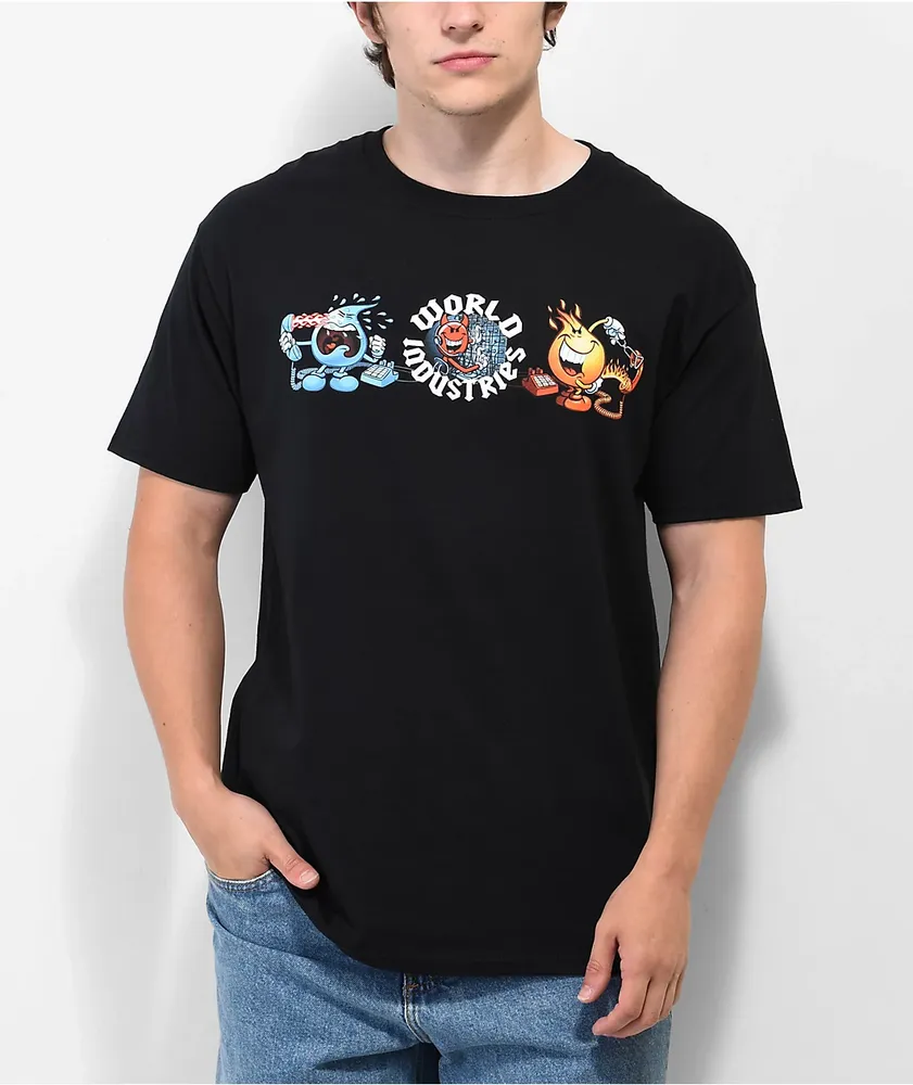 World Industries Crank Call Black T-Shirt | MainPlace Mall