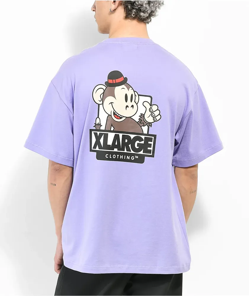 Purple store pocket tee