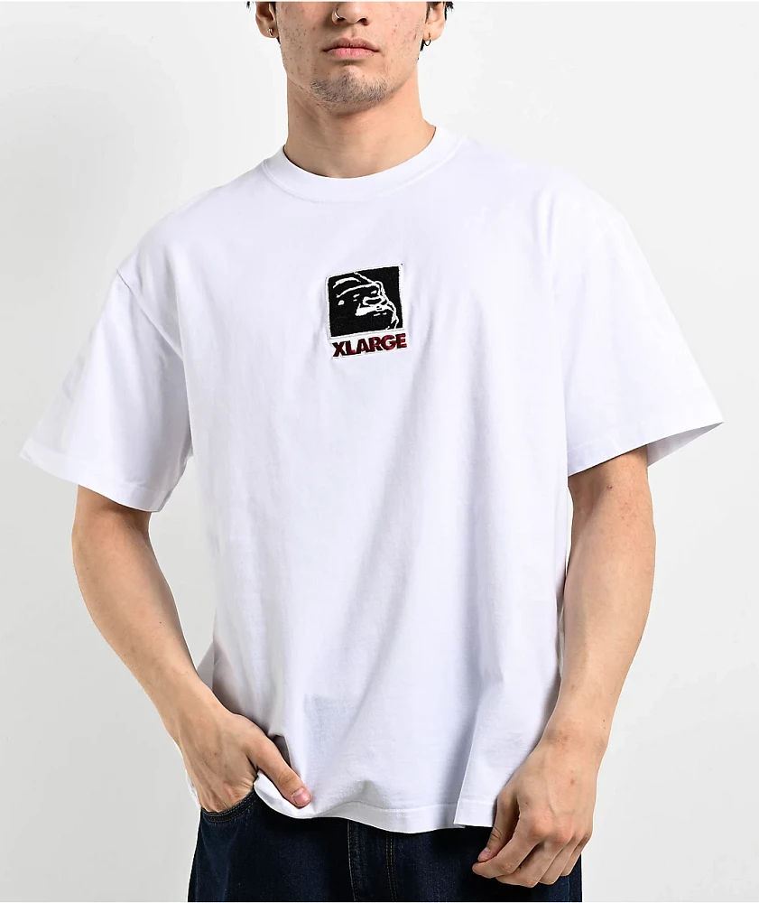 【XLARGE】SQUARE OG S/S TEE XLARGE XLARGE Square OG White T-Shirt | Liberty Center