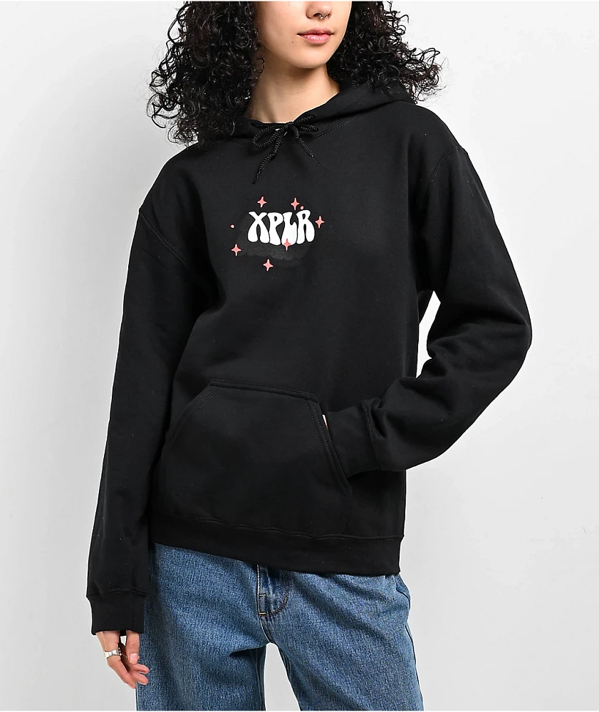 Xplr black hoodie new arrivals