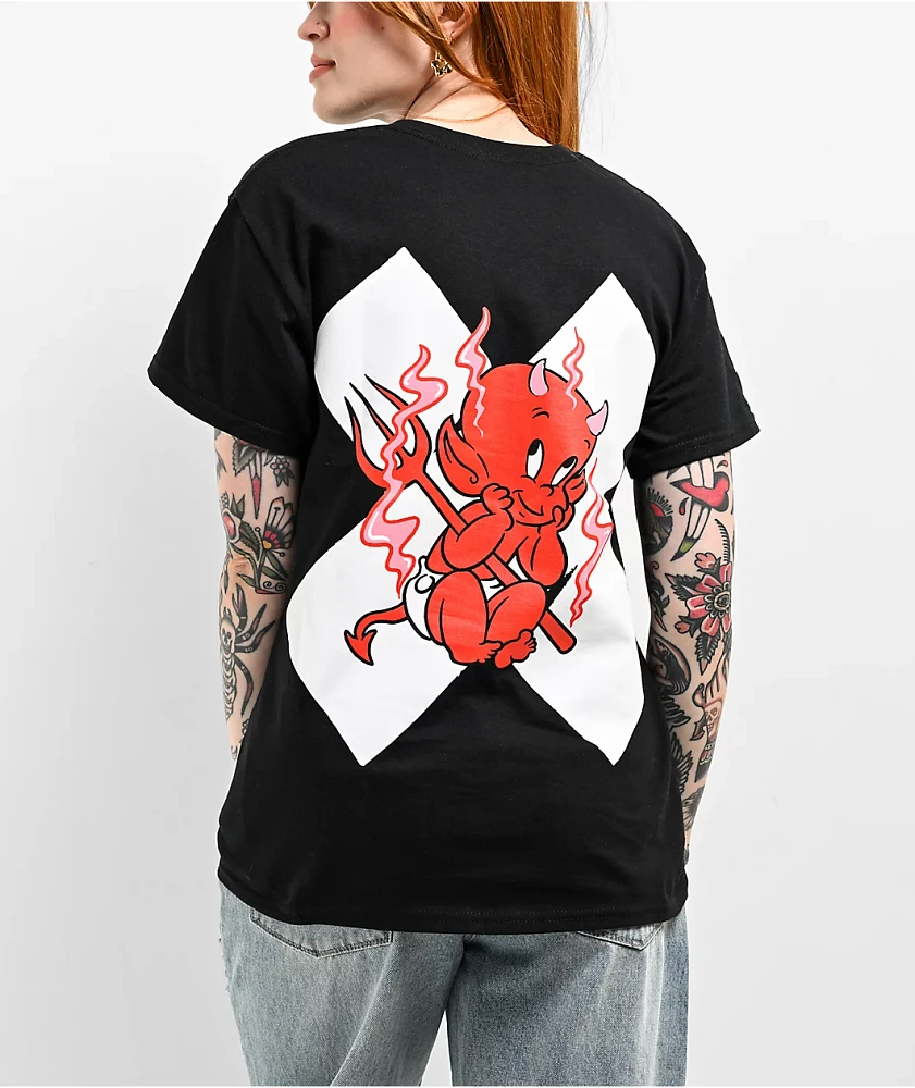XPLR Devil Black T-Shirt | MainPlace Mall