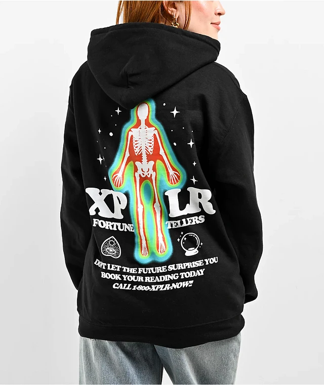 XPLR Fortune Teller Black Hoodie at Hamilton Place in Chattanooga, TN