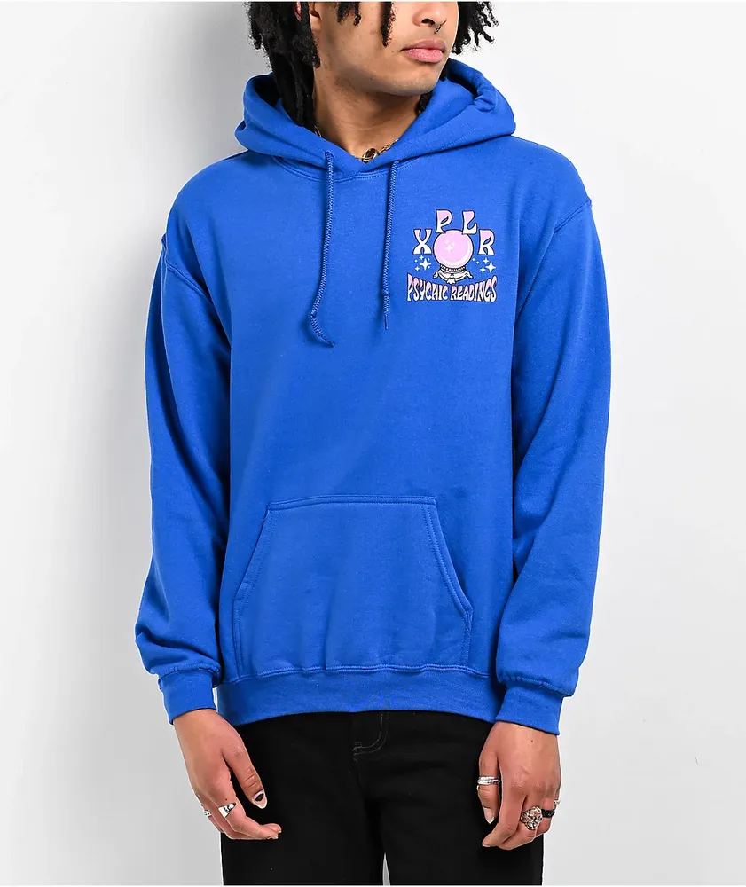 XPLR Psychic Readings Blue Hoodie | Arden Fair