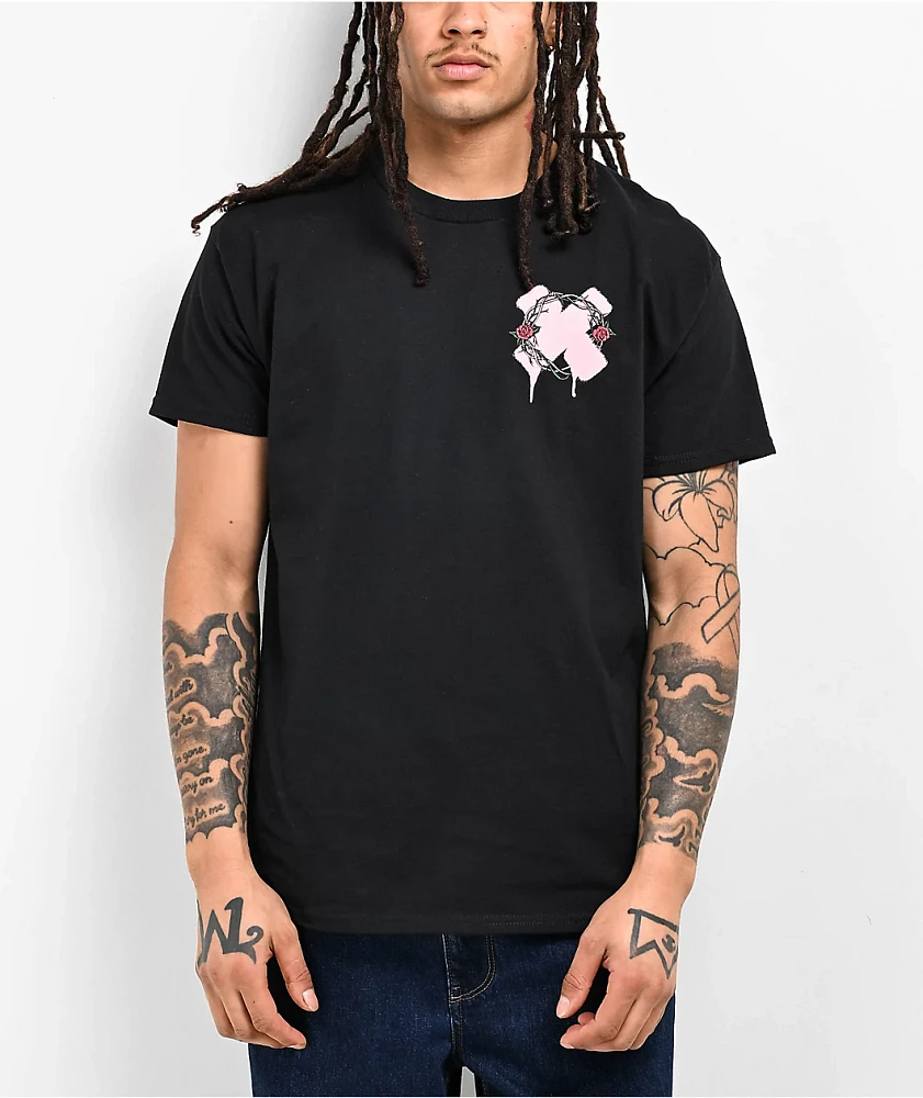 ◆DNSR◆ Sulpa Dying Thorns T-Shirt Navy XPLR Thorns Black T-Shirt at Coquitlam Centre in Coquitlam, BC