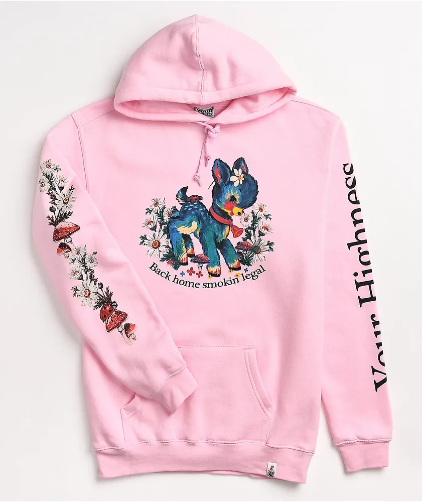 Your Highness Back Home Pink Hoodie Willowbrook Shopping Centre