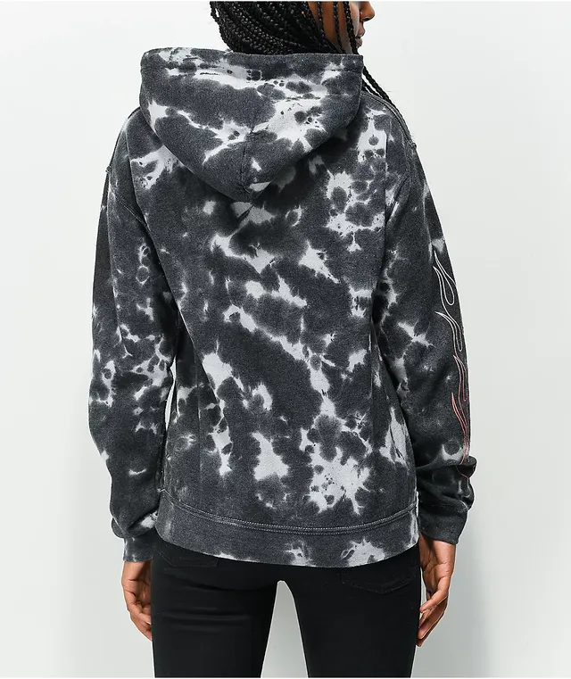 Your Highness Fire Walker Dark Grey Tie Dye Hoodie CoolSprings