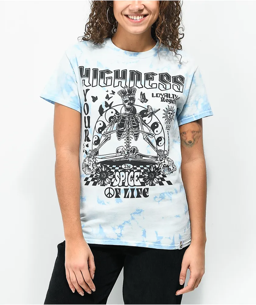 Your Highness Spice Of Life Blue Tie Dye T-Shirt | Arden Fair