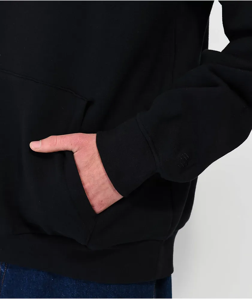 Zine black hoodie 2025