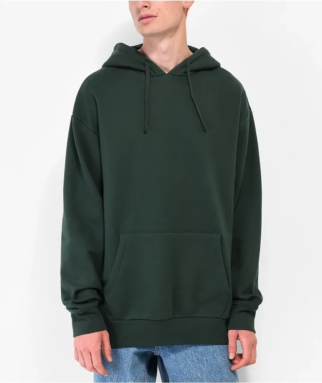 Zine Basics Green Hoodie Pueblo Mall