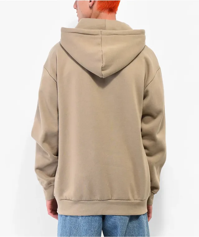 Zine Basics Tan Zip Hoodie Hamilton Place