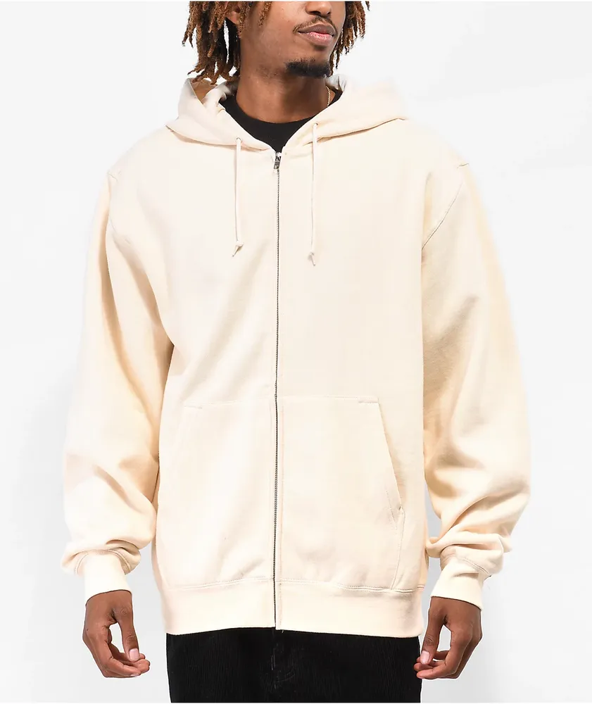 Zine Beimar Tan Zip Hoodie Pueblo Mall