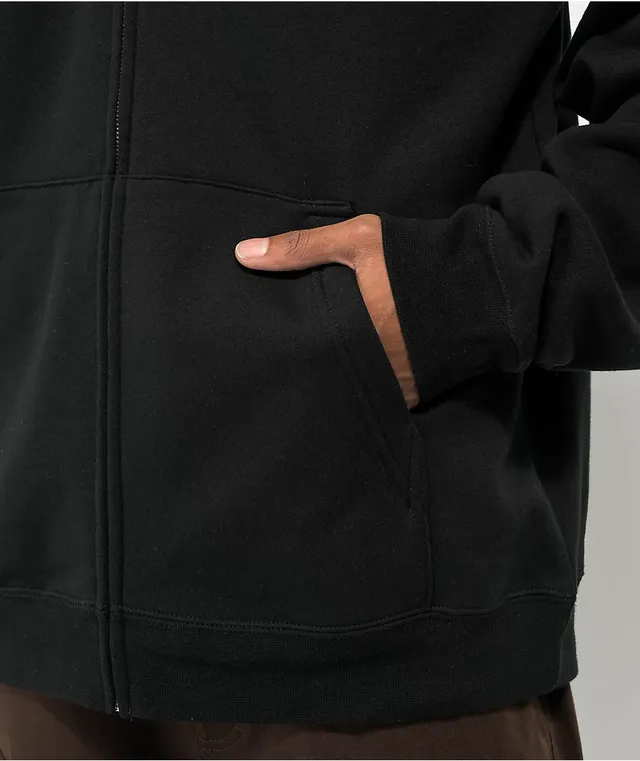 Zine black hoodie clearance
