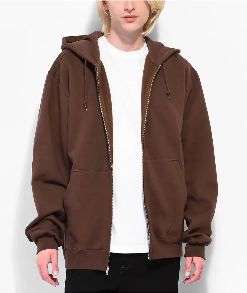 Zine Brown Zip Hoodie CoolSprings Galleria