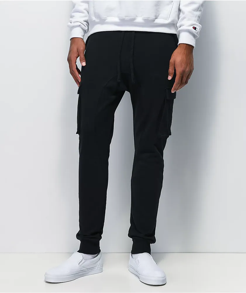 Jogger hot sale cargo negro