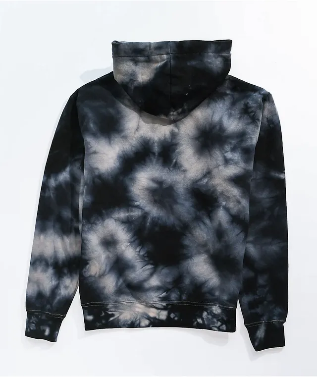 Zine Hunter Black Tie Dye Hoodie Vancouver Mall