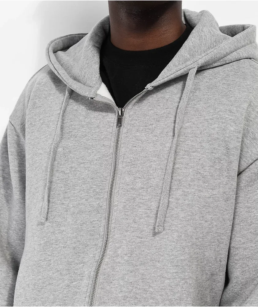 Zine zip up hoodie top