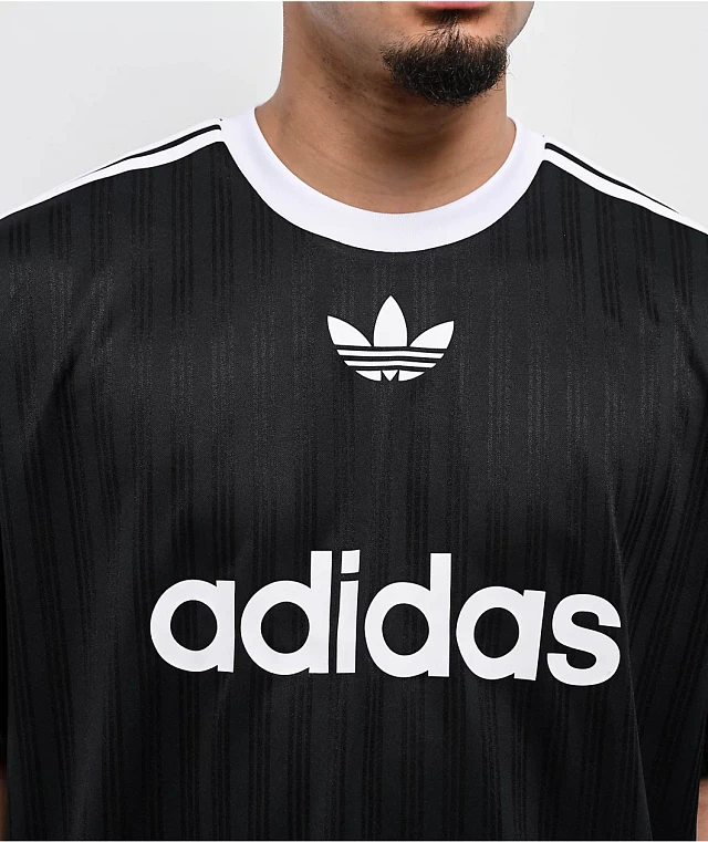 Adidas Adicolor Black Soccer Jersey | MainPlace Mall