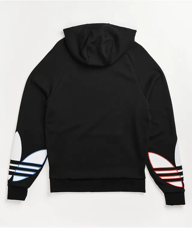 Adidas Strike Through Black Hoodie Hamilton Place