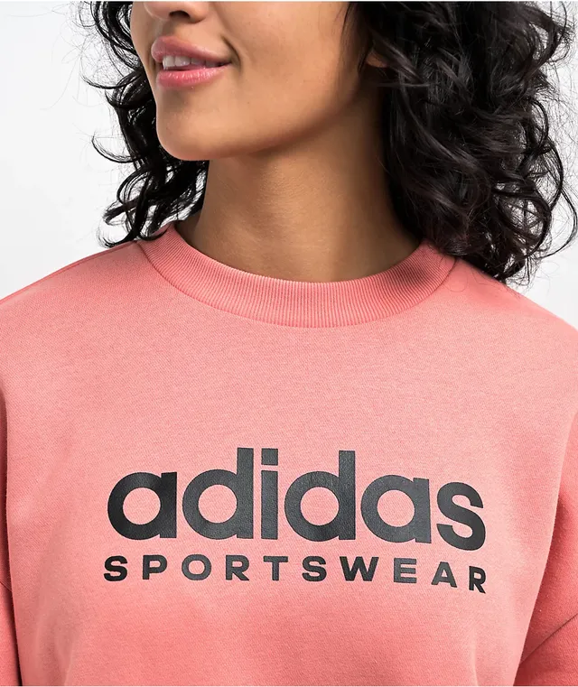 Adidas oversized deals crewneck sweatshirt