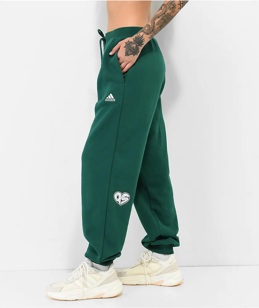 Adidas teal joggers online