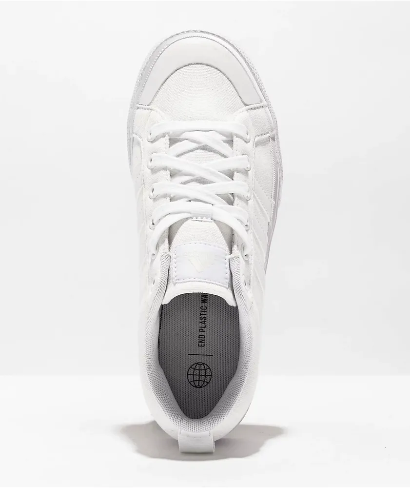 White platform sneakers adidas best sale