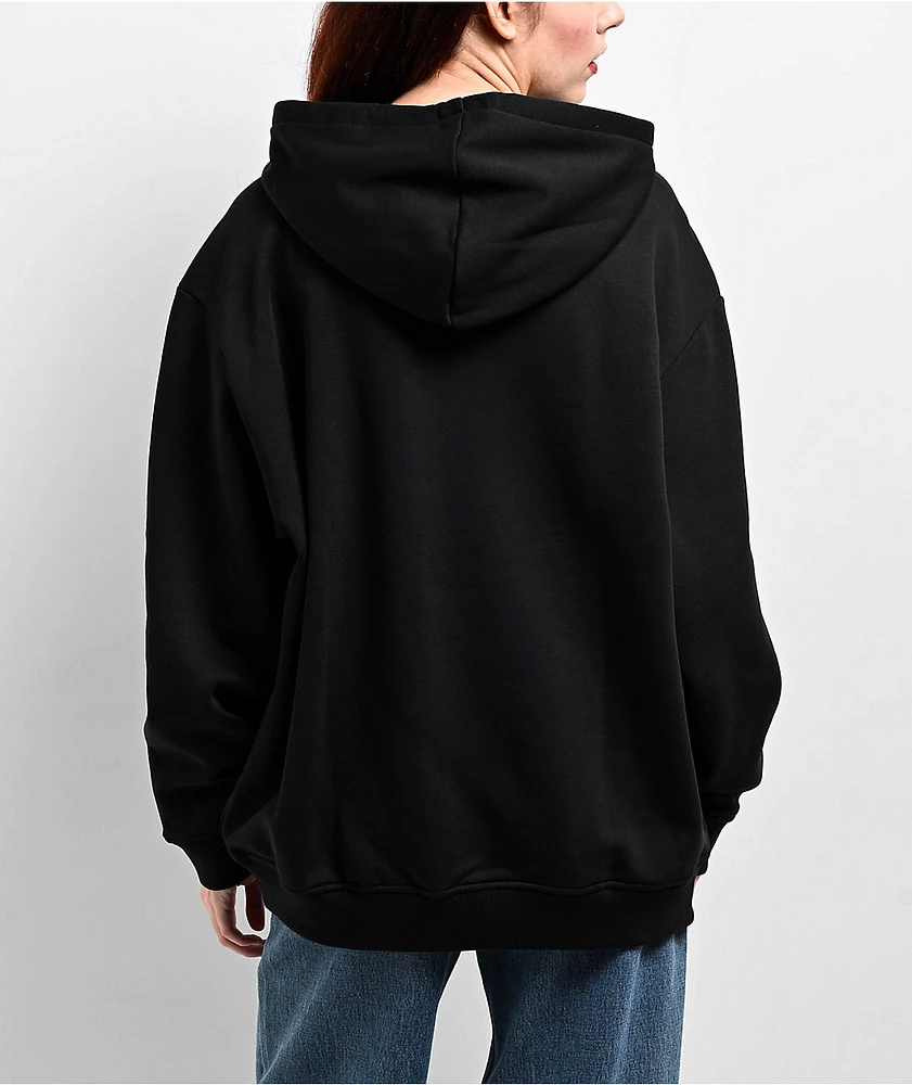 Adidas Essentials Black Oversized Hoodie at Foxvalley Mall in