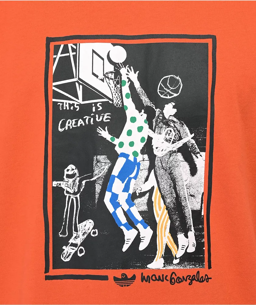Adidas Gonz Shmoo Red T-Shirt | MainPlace Mall