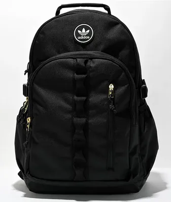 Adidas originals mini backpack hot sale in black and white spots